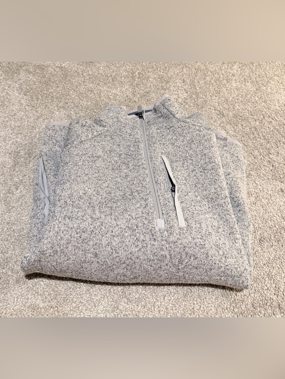 Figs Women's On-Shift 1/4 zip Knit Sweater